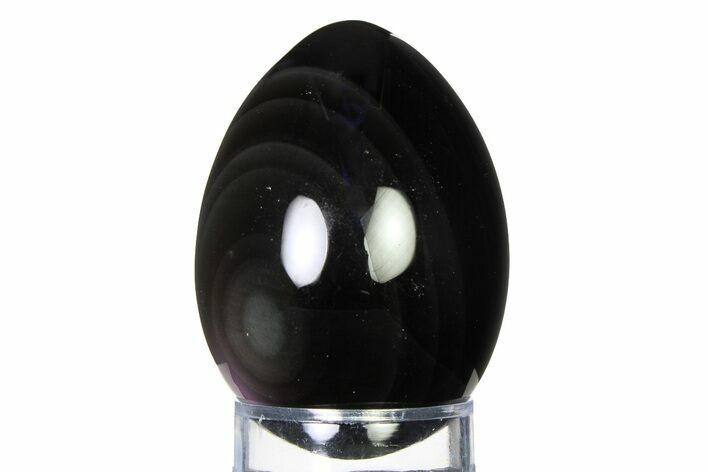Polished Rainbow Obsidian Egg - California #322376